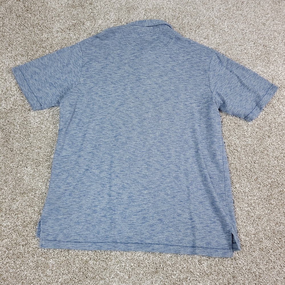 Pendleton Mens Medium Solid Gray Stretch Knit Pol… - image 3